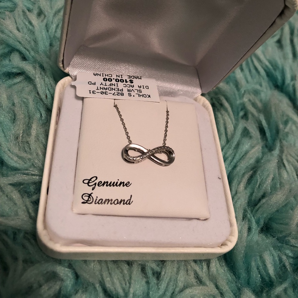 Diamond Infinity Necklace